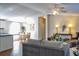 Bright living room with comfy seating and a charming coffee table at 527 Folly Estates Dr., Myrtle Beach, SC 29588