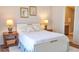 Cozy bedroom featuring a double bed and en-suite bathroom access at 527 Folly Estates Dr., Myrtle Beach, SC 29588