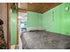 Small bedroom with twin bed and view of kitchen at 6001 - 1749 S Kings Hwy., Myrtle Beach, SC 29575