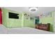 Bedroom with a queen bed and a flat-screen TV at 6001 - 1749 S Kings Hwy., Myrtle Beach, SC 29575
