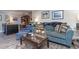 Comfortable living room with sofa, chairs, and coffee table at 118 Salt Marsh Circle # 25-I, Pawleys Island, SC 29585