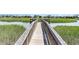 Wooden walkway over marsh grasses leading to waterfront homes at 118 Salt Marsh Circle # 25-I, Pawleys Island, SC 29585