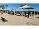Community playground with shaded area and benches at 6001 - M26 S Kings Hwy., Myrtle Beach, SC 29575
