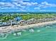 Aerial view of houses, beach, and waterway at 6001 - M26 S Kings Hwy., Myrtle Beach, SC 29575