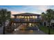 Elevated home with deck and stairs at 3801 N Ocean Blvd., North Myrtle Beach, SC 29582