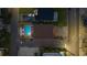 Bird's-eye view of a home with a private pool at 3801 N Ocean Blvd., North Myrtle Beach, SC 29582