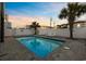 Inviting private pool with lounge chairs at 3801 N Ocean Blvd., North Myrtle Beach, SC 29582