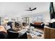 Spacious living room with modern decor at 3801 N Ocean Blvd., North Myrtle Beach, SC 29582