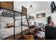 Bedroom with bunk beds and sitting area at 3801 N Ocean Blvd., North Myrtle Beach, SC 29582