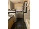 Bathroom with black and white tile and a shower/tub combo at 708 Grices Ferry Ct., Mullins, SC 29574