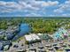 Aerial view of resort area with pool, lake, and parking at 6001 - 1781 S Kings Hwy., Myrtle Beach, SC 29575