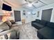 Living room with sectional sofa and beach decor at 6001 - 1781 S Kings Hwy., Myrtle Beach, SC 29575