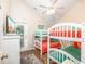 Bedroom with a bunk bed and access to a private deck at 6001 - 1123 S Kings Hwy., Myrtle Beach, SC 29575