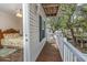 Private balcony with access from bedroom, offering views of the surrounding area at 6001 - 1123 S Kings Hwy., Myrtle Beach, SC 29575