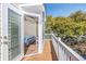 Private balcony off bedroom, offering a relaxing outdoor space at 6001 - 1123 S Kings Hwy., Myrtle Beach, SC 29575