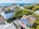Aerial view of beach house and neighborhood at 6001 - 1123 S Kings Hwy., Myrtle Beach, SC 29575