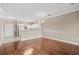 Bright dining area with hardwood floors and chandelier at 336 Kiskadee Loop # B, Conway, SC 29526
