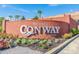 Brick welcome sign for Conway, South Carolina at 336 Kiskadee Loop # B, Conway, SC 29526