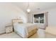 Bright bedroom with a queen-size bed and wicker furniture at 419 Mckendree Ln., Myrtle Beach, SC 29579