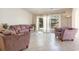 Living room with patio access and comfortable seating at 419 Mckendree Ln., Myrtle Beach, SC 29579