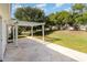 Spacious patio with pergola, great for outdoor entertaining at 419 Mckendree Ln., Myrtle Beach, SC 29579