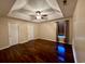 Spacious bedroom with hardwood floors and neutral walls at 196 Marsh Hawk Dr., Myrtle Beach, SC 29588