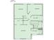 Second floor plan with three bedrooms and two baths at 154 Terracina Circle, Myrtle Beach, SC 29588