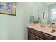 Clean bathroom with a vanity, toilet, and shower/tub combination at 154 Terracina Circle, Myrtle Beach, SC 29588