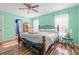 Bedroom with a queen-size bed and ensuite bathroom access at 154 Terracina Circle, Myrtle Beach, SC 29588