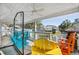 Enjoy this back porch with a swing and water views at 6001-7038 S Kings Hwy., Myrtle Beach, SC 29575