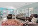 Beach-themed living room with comfortable seating at 6001-7038 S Kings Hwy., Myrtle Beach, SC 29575