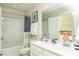 Clean bathroom with double sinks, tub, and shower at 5063 Selene Ct., Myrtle Beach, SC 29588