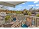 Relaxing balcony with scenic wooded views and ocean glimpses at 14290 Ocean Hwy. # 202, Pawleys Island, SC 29585