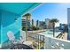 Balcony with ocean and pool view at 1600 S Ocean Blvd. # 346, Myrtle Beach, SC 29577