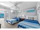 Bedroom with twin beds and balcony access at 1600 S Ocean Blvd. # 346, Myrtle Beach, SC 29577