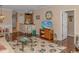 Living room with hardwood floors, a sofa, and a TV at 5804 Longwood Dr. # 203, Murrells Inlet, SC 29576