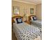 Twin bedroom with nautical-themed bedding and decor at 9580 Shore Dr. # 303, Myrtle Beach, SC 29572