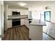 Modern kitchen with granite countertops and stainless steel appliances at 9661 Shore Dr. # A-38, Myrtle Beach, SC 29572