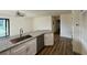 Modern kitchen with granite countertops and island at 9661 Shore Dr. # A-38, Myrtle Beach, SC 29572