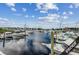Stunning view of the marina and docked boats at 4220 Coquina Harbour Dr. # B-11, Little River, SC 29566