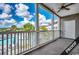 Screened balcony overlooking the pool and marina at 4220 Coquina Harbour Dr. # B-11, Little River, SC 29566