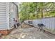Small backyard with patio, storage, and grill at 519 31St Ave. N # 7, Myrtle Beach, SC 29577