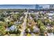 Aerial view of neighborhood, showcasing proximity to the beach and city at 519 31St Ave. N # 7, Myrtle Beach, SC 29577