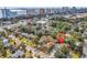 Aerial view showing home's location near the beach and city at 519 31St Ave. N # 7, Myrtle Beach, SC 29577