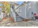Backyard stairs leading to a patio and fenced area at 519 31St Ave. N # 7, Myrtle Beach, SC 29577