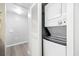 Stackable washer and dryer in a closet at 201 74Th Ave. N # 2749/50, Myrtle Beach, SC 29572