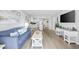 Open living space with comfortable sofa and kitchen views at 201 74Th Ave. N # 2749/50, Myrtle Beach, SC 29572