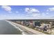 Aerial view of the condo and the coastline at 201 74Th Ave. N # 2749/50, Myrtle Beach, SC 29572