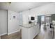 Kitchen with granite countertops and white cabinets at 201 74Th Ave. N # 2749/50, Myrtle Beach, SC 29572