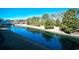 Stunning view of a serene waterway with lush landscaping at 5825 Catalina Dr. # 324, North Myrtle Beach, SC 29582